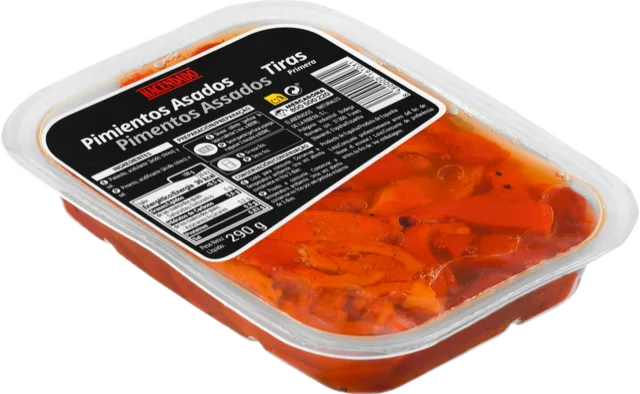Pimientos asados en tiras Hacendado