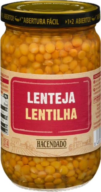 Lenteja cocida Hacendado