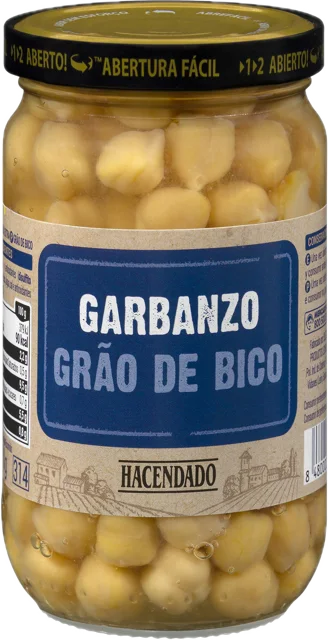 Garbanzo cocido Hacendado